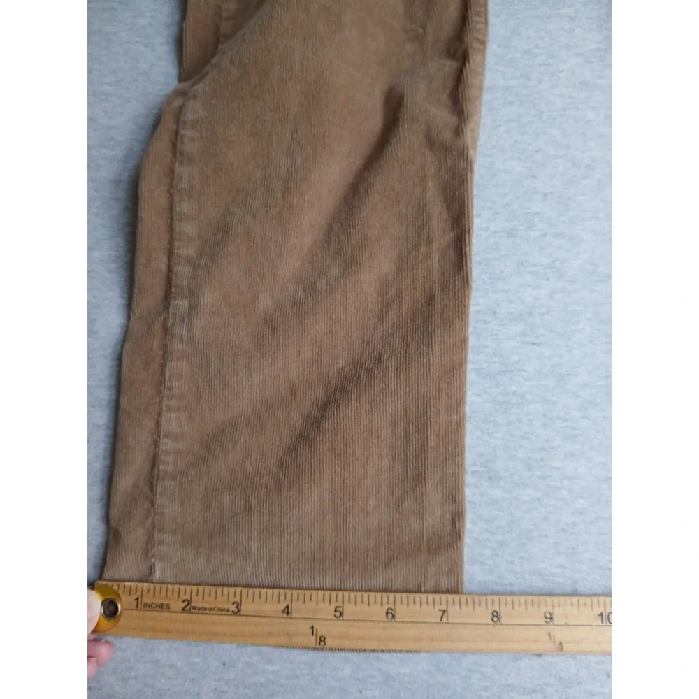Faherty Pants 36x30 Corduroy Organic Cotton Cord Straight Leg Preppy Brown